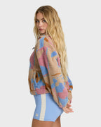 A/Div Barra Half Zip Sherpa Fleece - Oatmeal