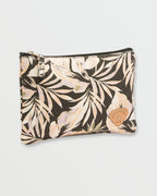 Lil Snitch Zip Pouch - Black Floral