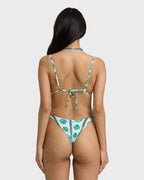 Salty Waves Reversible Tie-side Dippi Skimpy Bikini Bottom - Salt Crystal