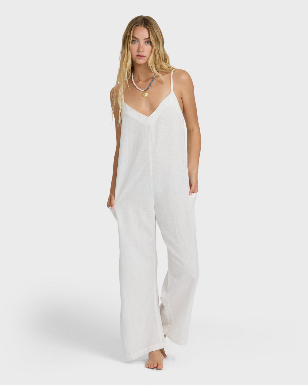 Day To Day Romper - Salt Crystal