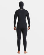 4/3mm Salty Dayz Natural Upcycler GBS Chest Zip Hooded Wetsuit - Black