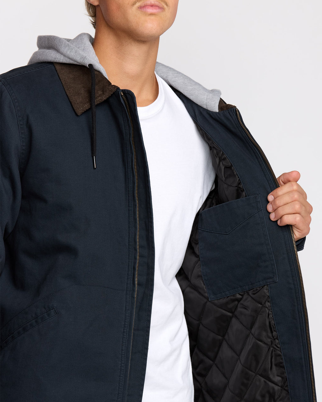 A/Div Barlow Hooded Jacket - Navy