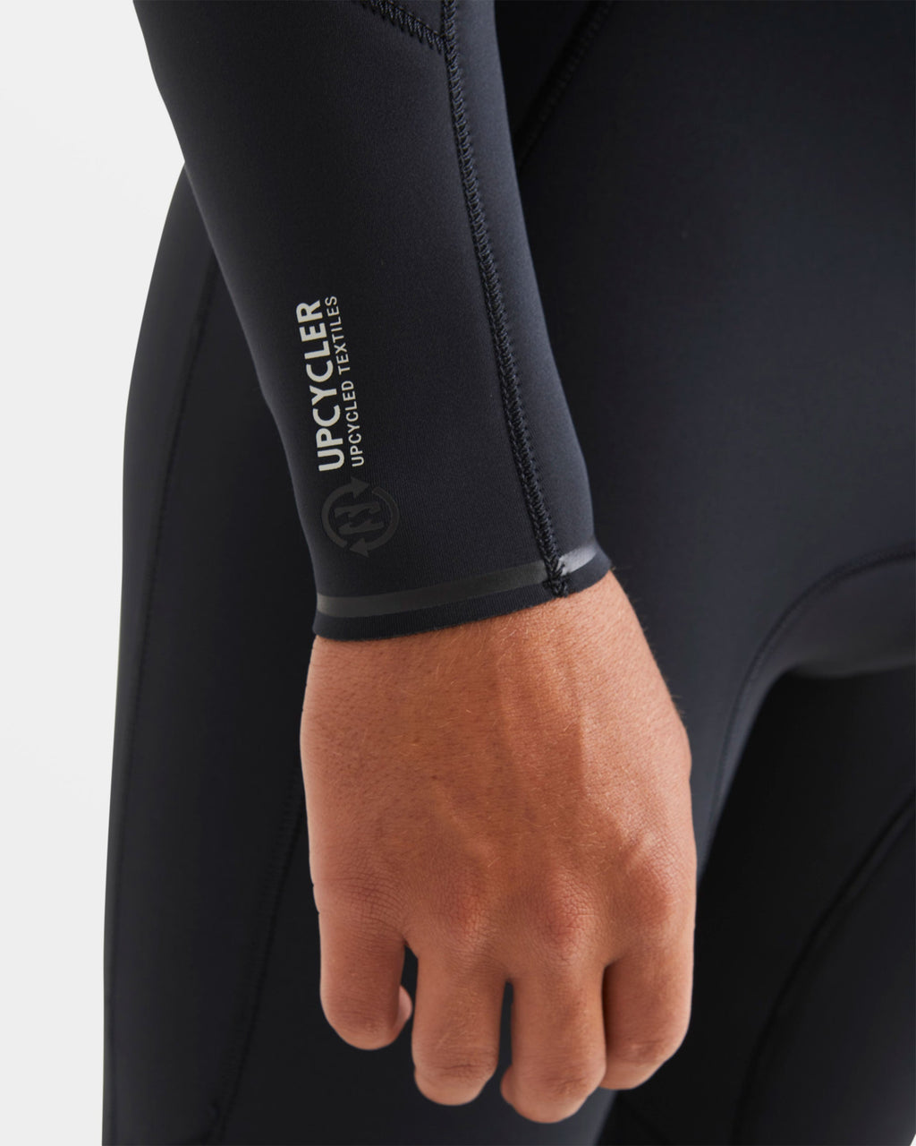 4/3mm Absolute Natural Upcycler GBS Chest Zip Wetsuit - Black