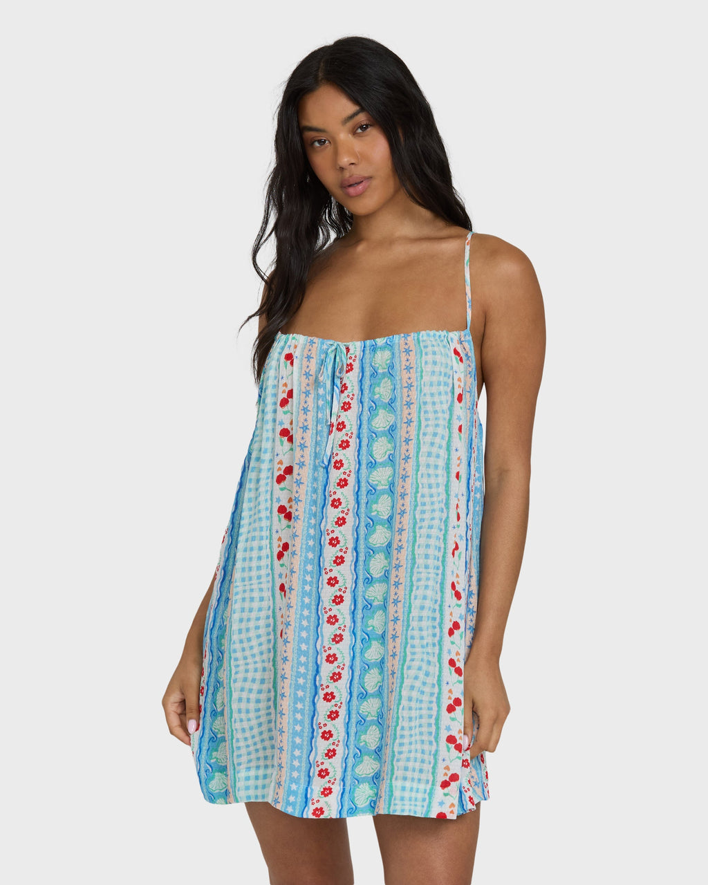 Beach Song Printed Cover-Up - Dream Blue