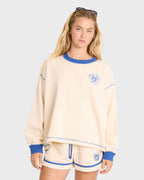 Back To It Crewneck Sweatshirt - White Cap