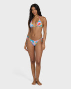 Pipe Dreams Multi Triangle Bikini Top - Bright Marine