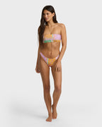 Dreamy Daze Tully Reversible Bandeau Bikini Top - Sweet Lilac