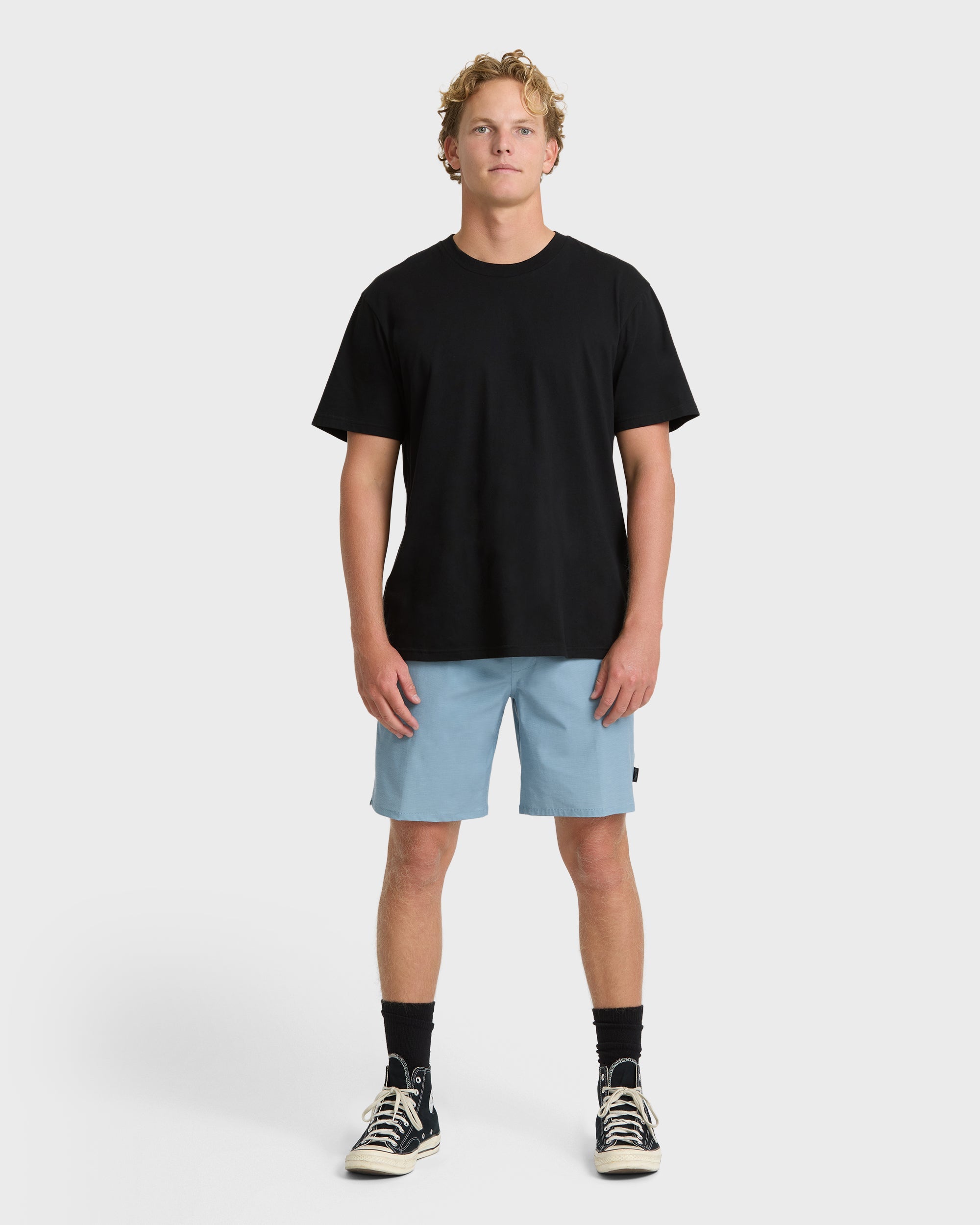 Crossfire Submersible 18 Hybrid Shorts - Blue Fog