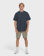 Garage Sandon Short Sleeve Knit T-Shirt - True Navy