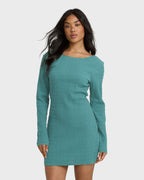 Dream Life Mini Dress - Bay Blue