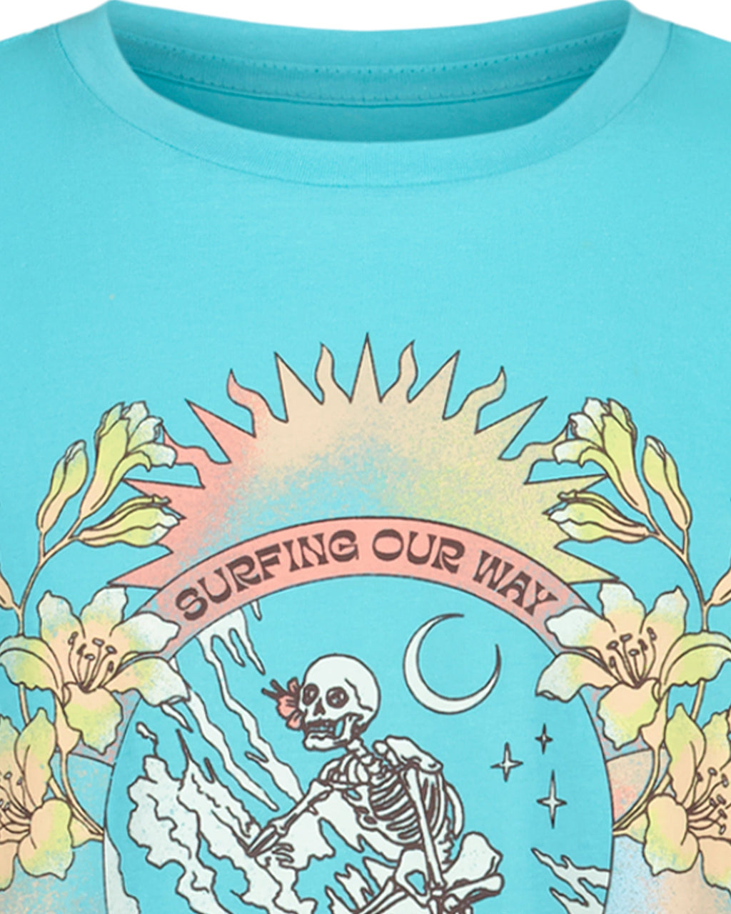Girls Surfing Oversized T-Shirt