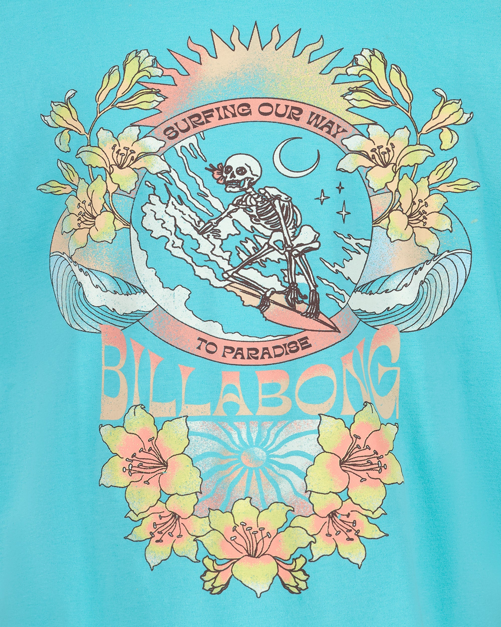 Girls Surfing Oversized T-Shirt