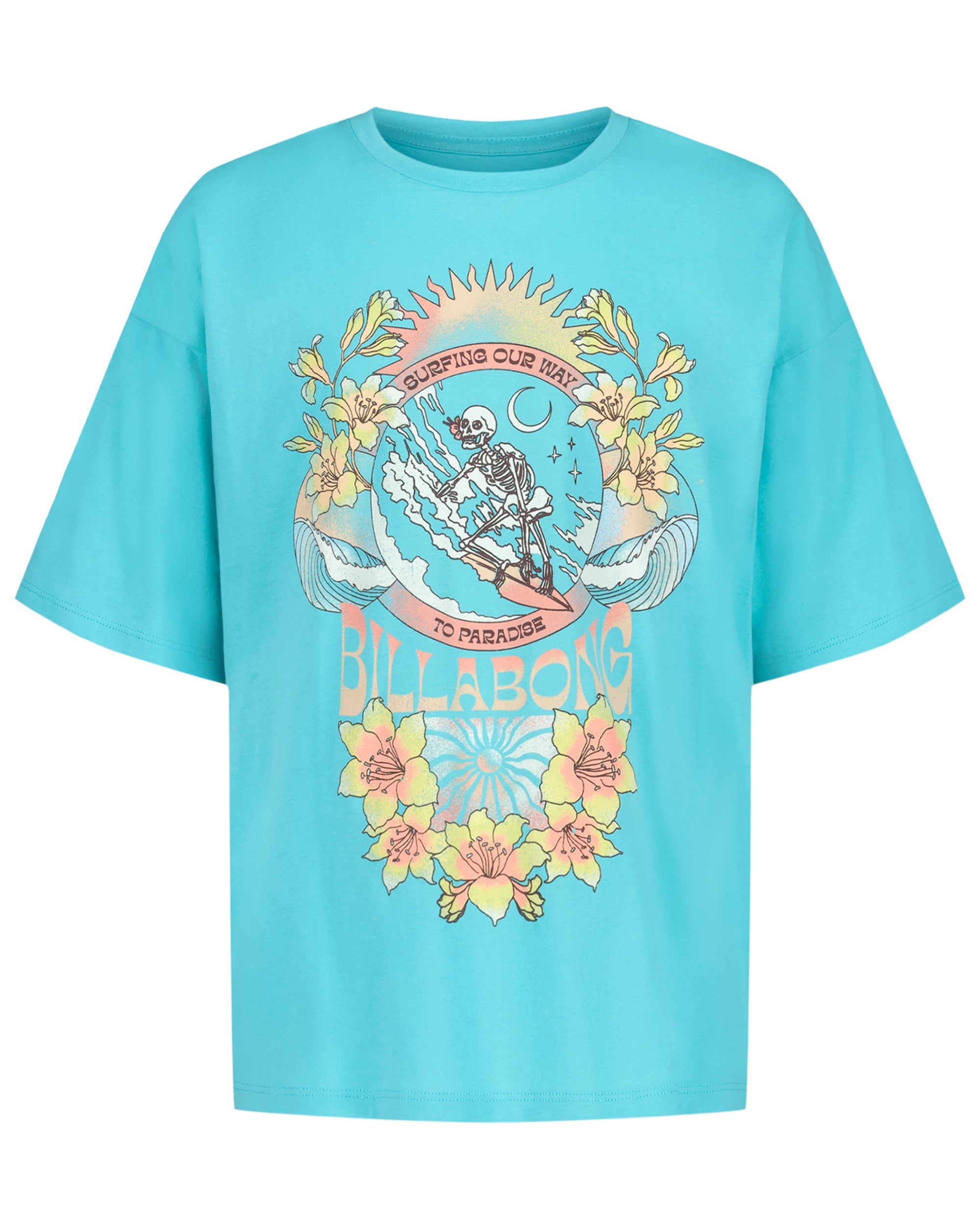 Girls Surfing Oversized T-Shirt