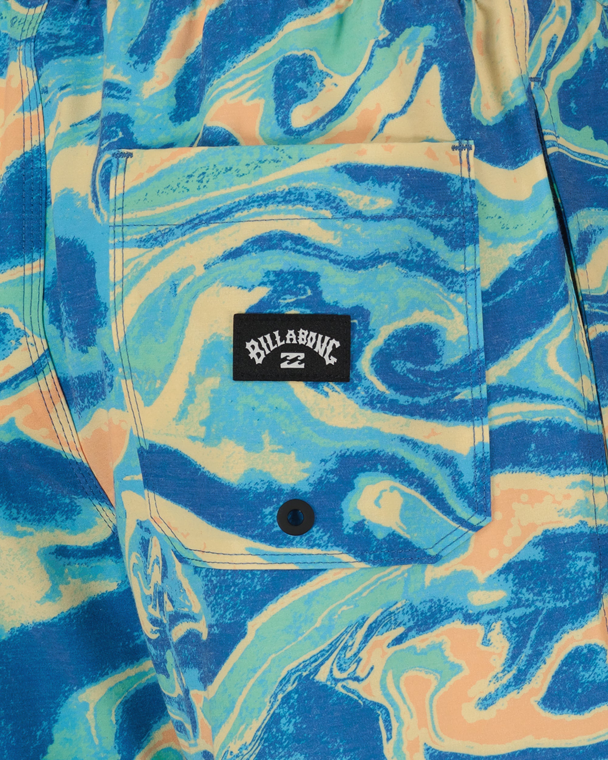 Little Boys Sundays Layback Swim Trunks