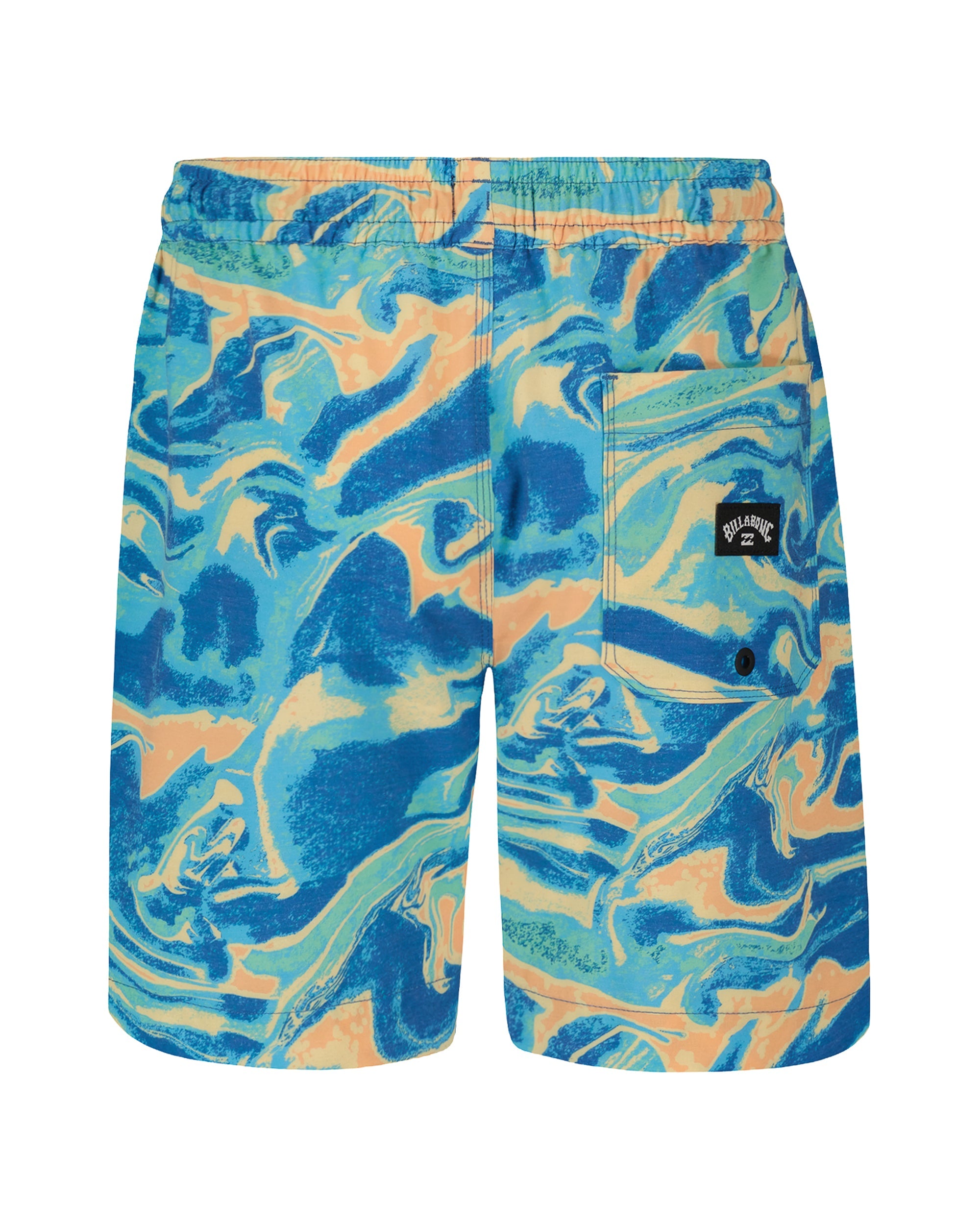 Little Boys Sundays Layback Swim Trunks