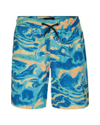 Little Boys Sundays Layback Swim Trunks