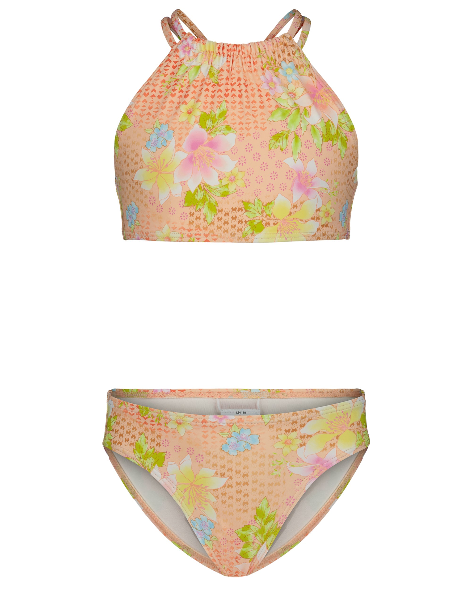 Girls Crazy For Coral Bikini Set