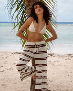 Hot Stripe Pants - Teak